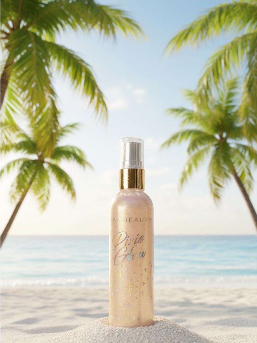 XIME Pixie Glow DIVA Sparkling Highlighter & Makeup Body Shimmer Spray 4.1 oz